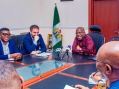 Gov. Otti Receives IOM Delegation, Says Abia Committed To Fighting Irregular Migration Gov. Otti Receives IOM Delegation, Says Abia Committed To Fighting Irregular Migration