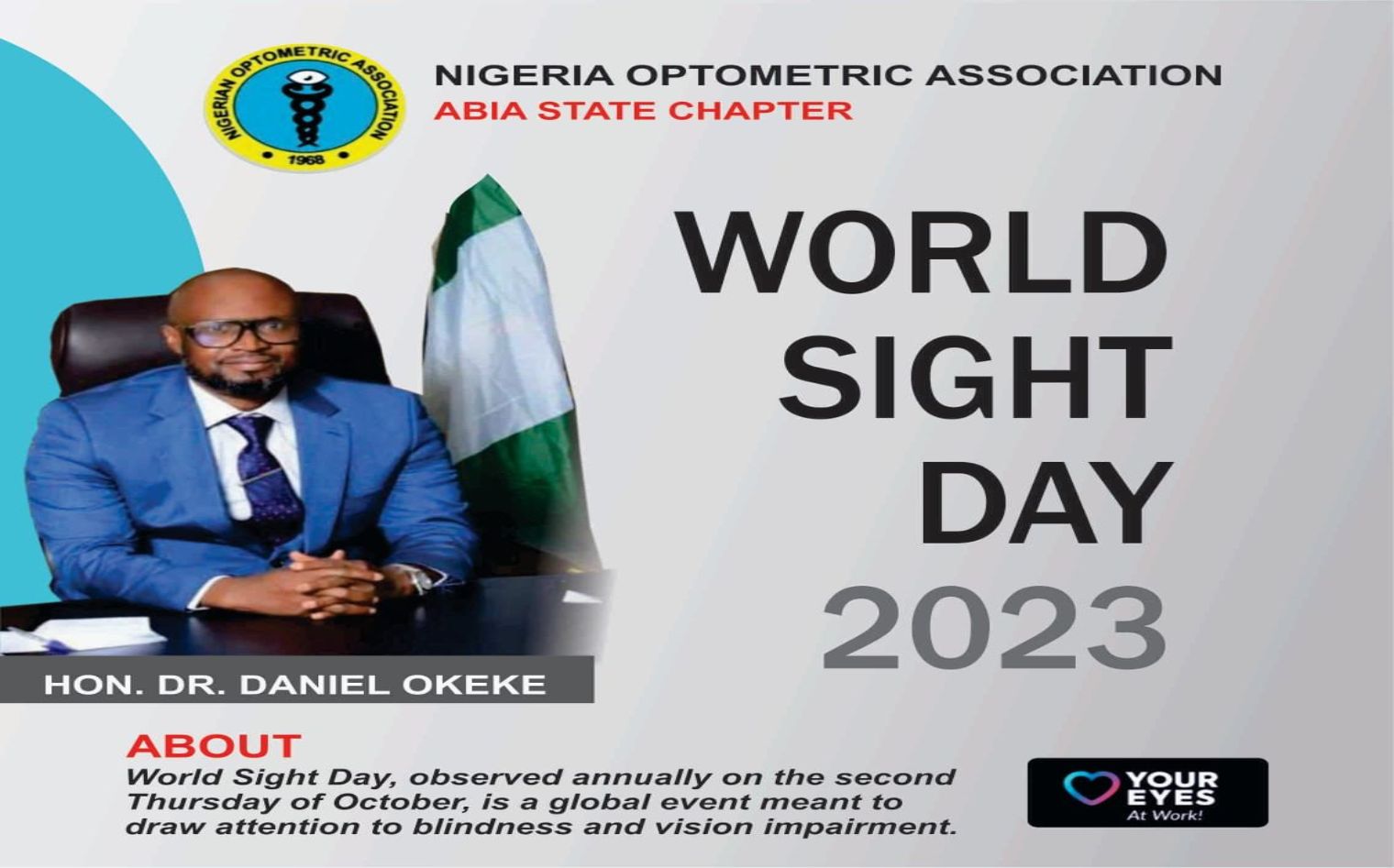 Nigeria Optometric Association Honours Dan Okeke On Efforts To Prevent Avoidable Blindness