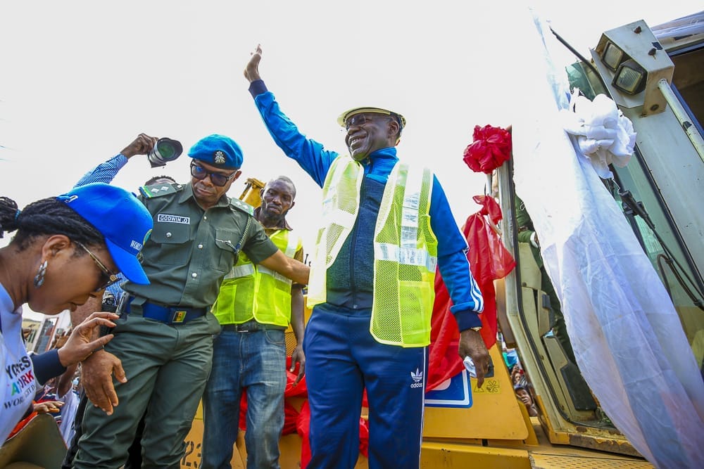 Relief As Gov. Otti Flags Off Port Harcourt-Aba Road Reconstruction
