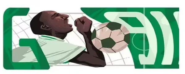 Google Doodle honors Nigeria’s all-time highest scorer Rahidi Yekini at 60
