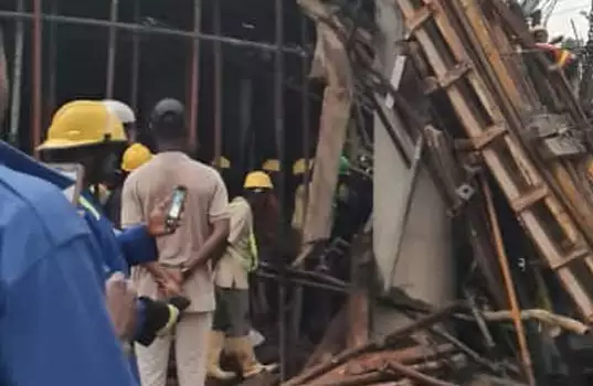 Building Under Construction Collapses In Abuja, One Rescued