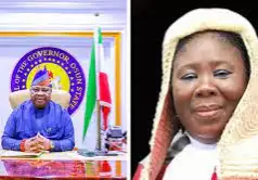 Court Restrains Adeleke From Removing Osun CJ, Orders Fortification Of Security Court Restrains Adeleke From Removing Osun CJ, Orders Fortification Of Security