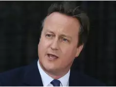 Ex-UK Prime Minister, David Cameron Appointed New Foreign Secretary