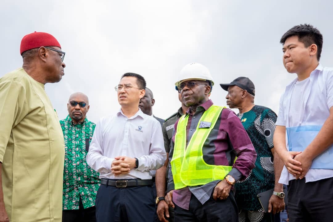 Gov. Otti Takes Inspection Tour Of Aba-Port Harcourt Expressway Reconstruction Project (Photos)