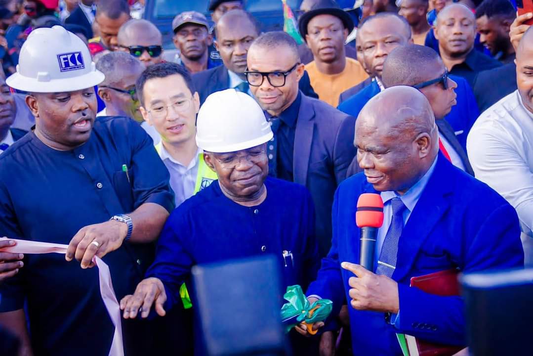 No Part Of Abia Will Be Left Behind, Gov. Otti Vows As He Commissions 3 New Roads In Aba (Photos)