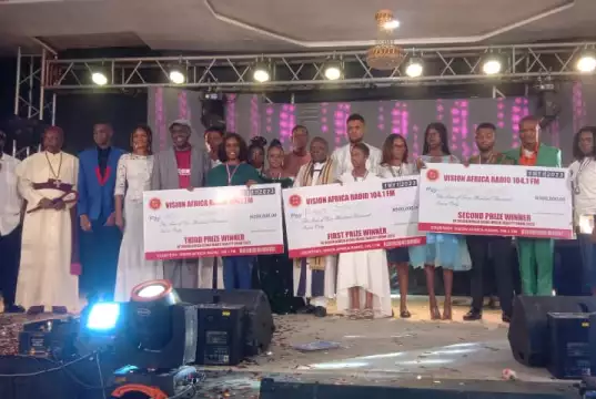 Gov. Otti Comends Bishop Onuoha As SS3 Student Wins Vision Africa Music Reality Show Gov. Otti Coomends Bishop Onuoha As SS3 Student Wins Vision Africa Music Reality Show