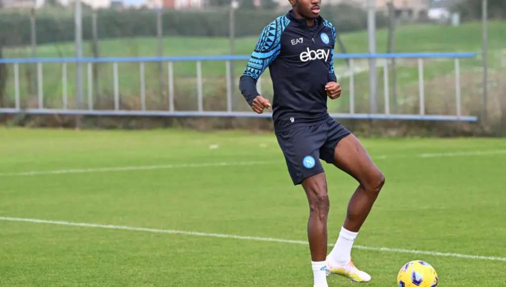 Osimhen Returns To Napoli Team Training