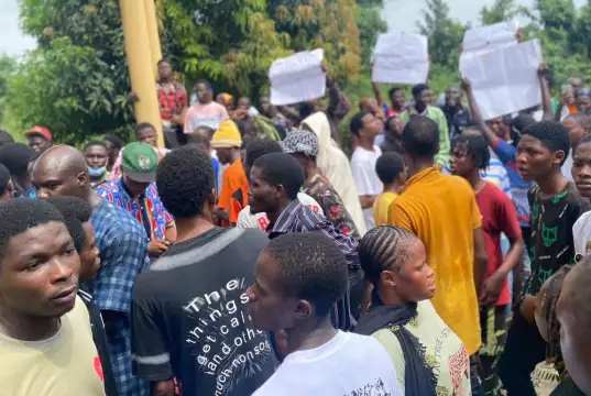 High Cost Of Living Protest Spreads To Lagos TASUED Students Protest Tuition Fee Hike