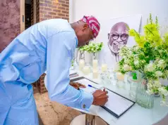 Sanwo-Olu Pays Condolence Visit To Akeredolu’s Family