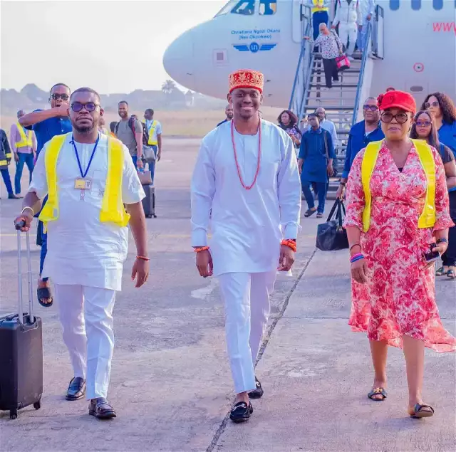 Delta Royal Father Crowned At 18 Returns Home At 25 After Studying Abroad
