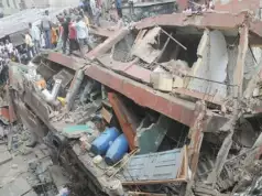 One-Storey Building Collapses In Lagos One-Storey Building Collapses In Lagos