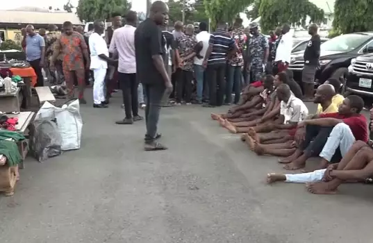 Police Parade Suspected Killers Of Imo DPO, Dislodge “Terrorists”