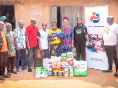 Enyioma Foundation Visits Abia Family Who Lost Daughter After Giving Birth To Baby Girl, Makes Donations (Photos, Video)