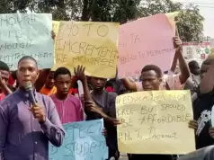 FUTA Students Protest Increased Tuition Fees FUTA Students Protest Increased Tuition Fees