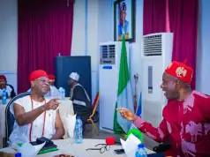 Gov Soludo Reconciles With Obi Of Onitsha, Restores Suspended Monarch Gov Soludo Reconciles With Obi Of Onitsha, Restores Suspended Monarch
