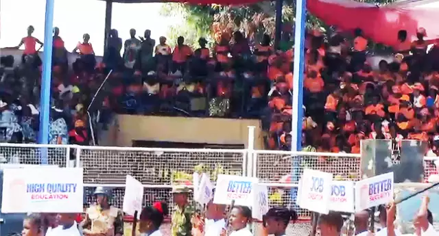 Imo Residents Troop Out In Large Numbers For Uzodimma’s Second Term Inauguration, Shun Sit-At-Home Protest