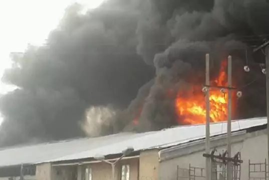 Fire Burns Down Church In Lagos Fire Burns Down Church In Lagos