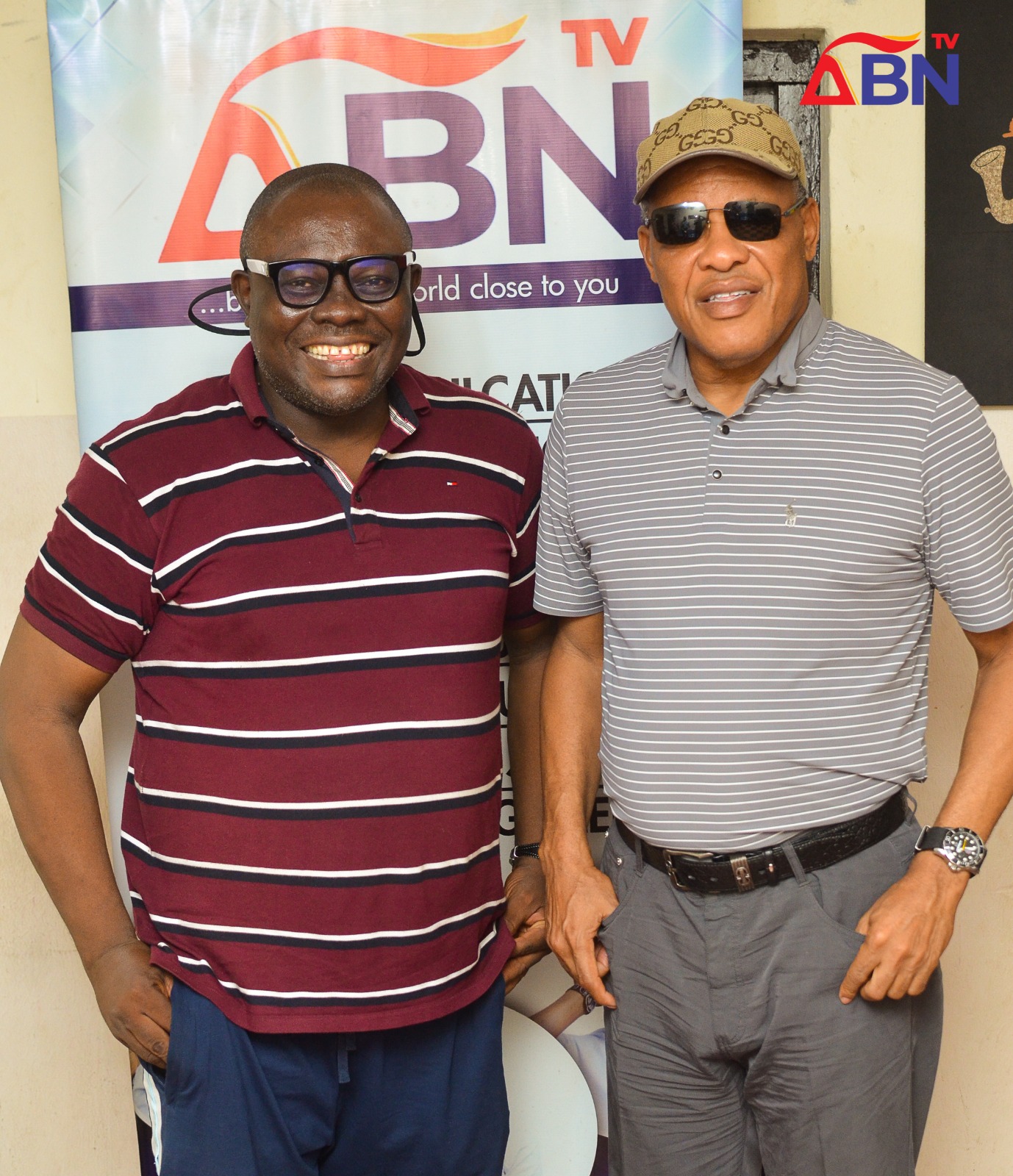 Rep. Obi Aguocha Storms ABN TV Office In Solidarity Visit, Frowns At Police Invasion (Photos, Video)