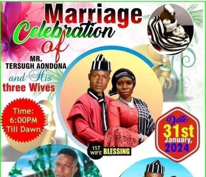 Man Set To Marry 3 Women Same Day In Benue (Photo)
