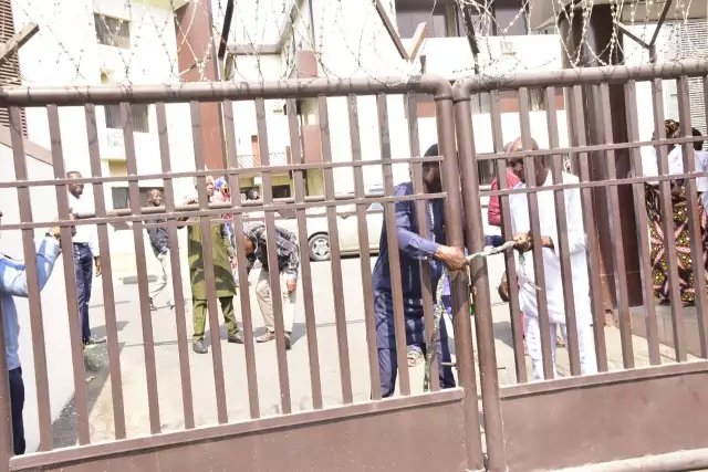 After Repeated Complains Over Salaries, Staff Of Public Complaint Commission Lock Up Commissioner In Office