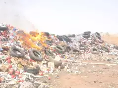 NAFDAC, Customs Set Ablaze Unregistered Products In Sokoto NAFDAC, Customs Set Ablaze Unregistered Products In Sokoto