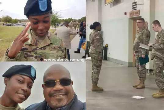 Daughter Of Ohafia LGA Mayor, Aliji Ure Onuoha Honoured By US Army (Photos, Video) Daughter Of Ohafia LGA Mayor, Aliji Ure Onuoha Honoured By US Army (Photos, Video)