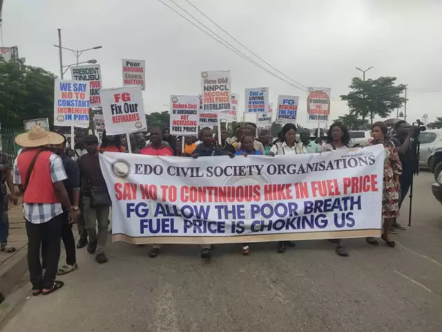 Edo CSOs Protest Economic Hardship In Benin Edo CSOs Protest Economic Hardship In Benin
