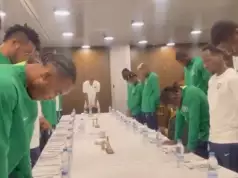 Super Eagles Pay Tribute To Nigerian Fans Who Died Watching Semi Final With South Africa