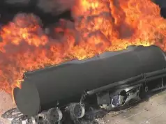 Fuel Tanker Explodes In Oyo Fuel Tanker Explodes In Oyo