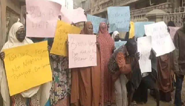Widows Stage Protest In Kano Over Increase In Flour Price