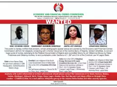 EFCC Declares Ex-CBN Governor, Emefiele’s Wife, Others Wanted