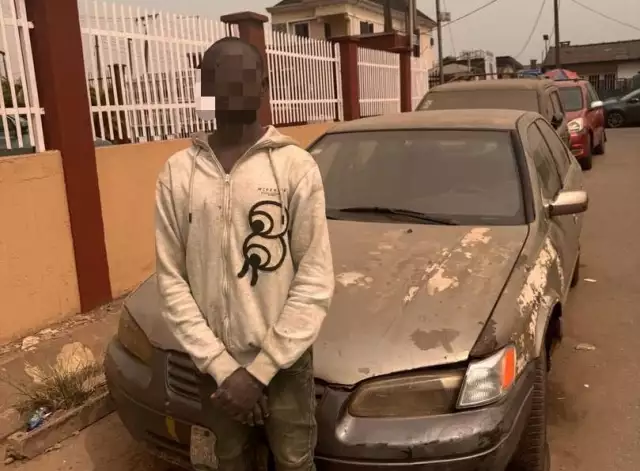 Lagos Police Apprehend Gang Leader Of One-Chance Robbery Lagos police Apprehend Gang Leader Of One-Chance Robbery
