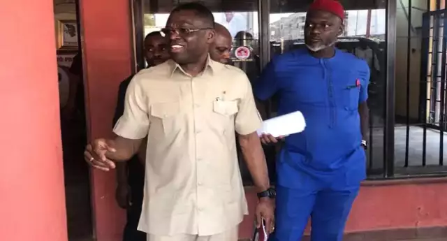 Philip Shaibu Storms PDP Secretariat, Wants Certificate Of Return Issued To Him
