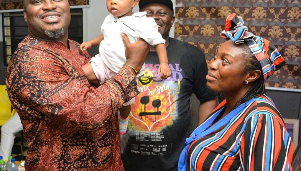 Don Lulu Meets With Baby OlaPre, Born After 11 Years Of Her Parents' Marriage (Photos, Video)
