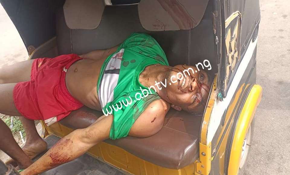 Electrician Fell Off Ladder In Popular Abia Hotel, Dies (Graphic Photos)