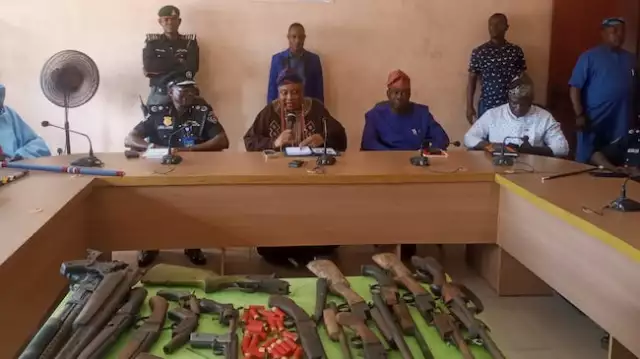 48 Renounce Membership Of Cult Groups In Ogun, Surrender Arms