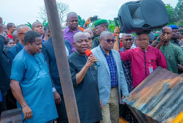 Gov. Otti Visit Scene Of Fire Incident In Ehere Market Aba, Vows To Forestall Incident Gov. Otti Visit Scene Of Fire Incident In Ehere Market Aba, Vows To Forestall Incident