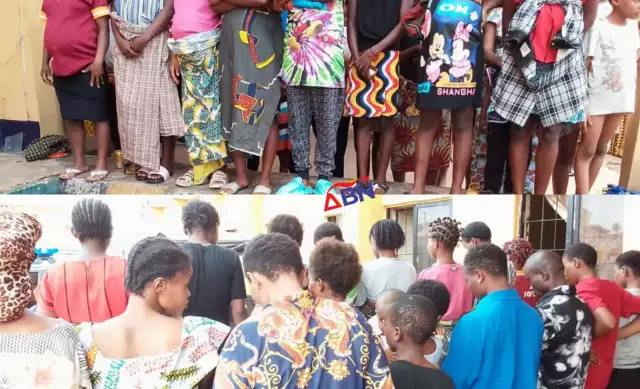 Police Bust Abia Baby Factory, Rescue 8 Children, 16 Pregnant Women, Nab Suspects (Photos, Video) Police Bust Abia Baby Factory, Rescue 8 Children, 16 Pregnant Women, Nab Suspects (Photos, Video)