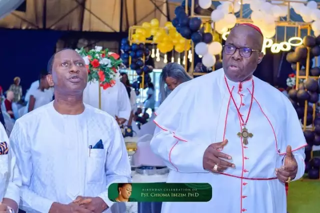 Former Minister, Ogah Salutes Arch Bishop Opoko Former Minister, Ogah Salutes Arch Bishop Opoko