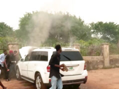 Youths Stops Exoctic Car From Exploding In NIN Office Youths Stops Exoctic Car From Exploding In NIN Office