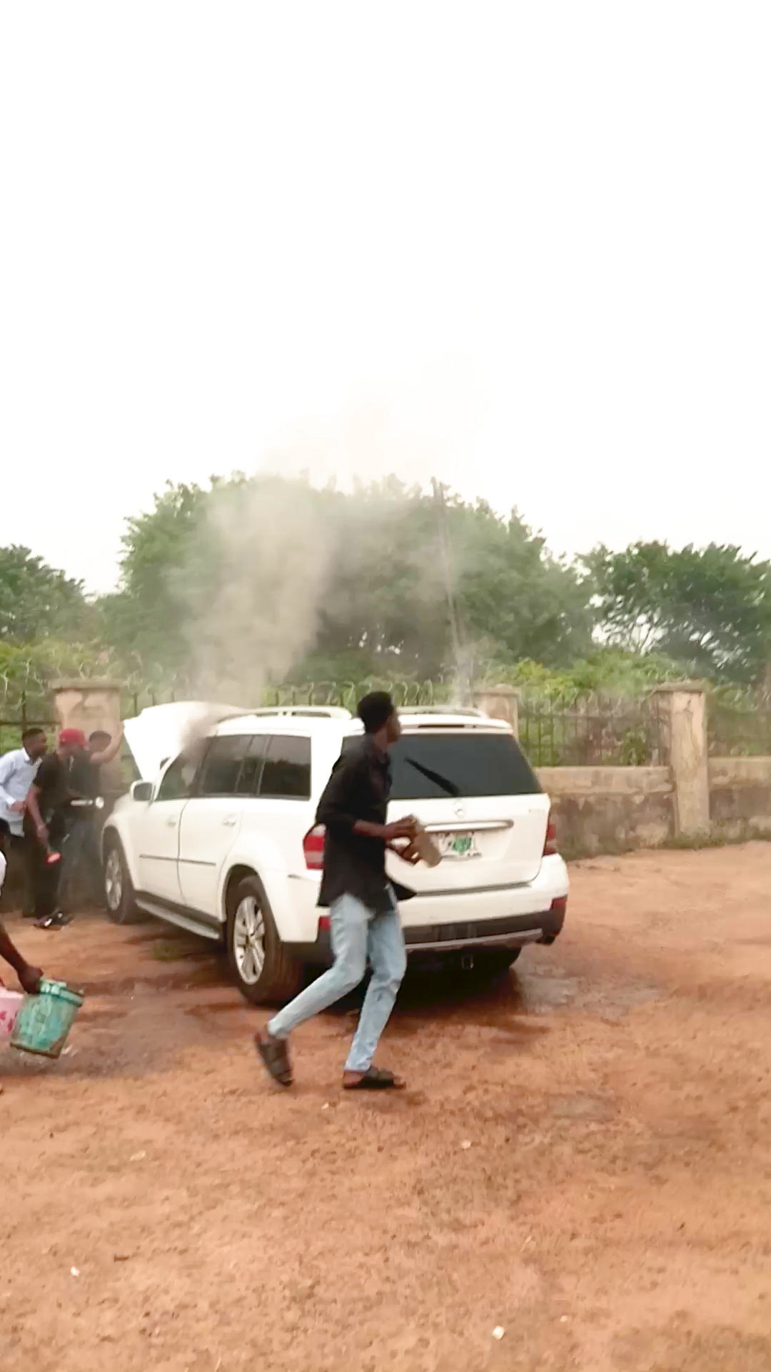 Youths Stops Exoctic Car From Exploding In NIN Office