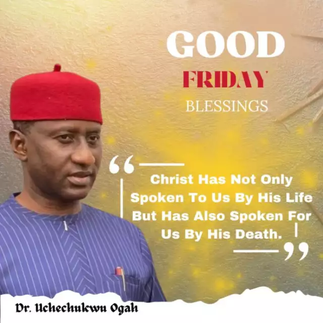 Ex-Minister Ogah Preaches Compassion, Forgiveness At Good Friday Ex-Minister Ogah Preaches Compassion, Forgiveness At Good Friday