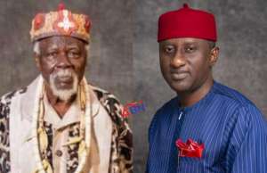 Ex-Minister, Ogah Greets Traditional Ruler of Isuochi At 87, Describes Him As Reservoir of Wisdom