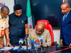 Gov. Otti Signs Law Ending Payment Of Pension To Abia Ex-Governors, Deputies Gov. Otti Signs Law Ending Payment Of Pension To Abia Ex-Governors, Deputies