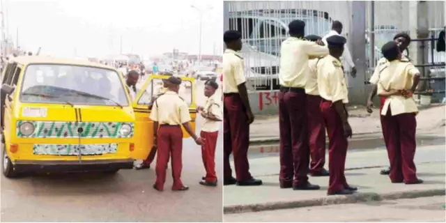 Lagos Driver On The Run, After Setting LASTMA Official On Fire LASTMA Impounds 123 Vehicles, Arrests 19 Hoodlums