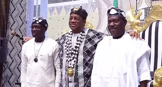 Benue APC Crisis: Tiv Traditional Rulers Strike Reconciliation Between Gov. Alia, SGF Akume