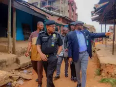 Mayor Of Umuahia North, Abia CP Inspect Major Shanties Serving As Criminal Hideouts (Photos) Mayor Of Umuahia North, Abia CP Inspect Major Shanties Serving As Criminal Hideouts (Photos)
