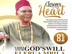 81-Year-Old Chief Godswill Mbila Set For Burial April 27 (SEE POSTER) 81-Year-Old Chief Godswill Mbila Set For Burial April 27 (SEE POSTER)