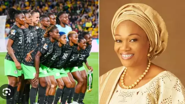 Paris 2024 Olympic: First Lady Charges Super Falcons To Win Gold Paris 2024 Olympic: First Lady Charges Super Falcons To Win Gold