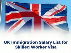 UK Releases Immigration Salary List For Skilled Worker Visa UK Releases Immigration Salary List For Skilled Worker Visa